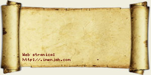 Angelina Dinić vizit kartica